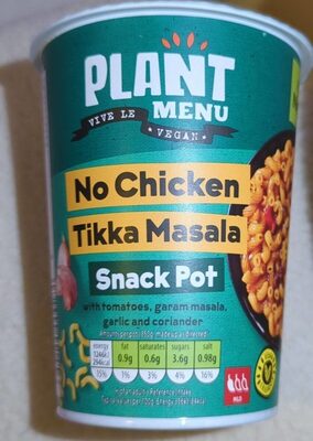 No Chicken Tikka Masala Snack Pot