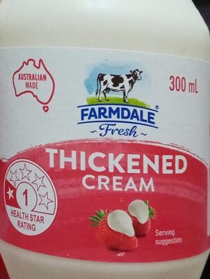 Thickened cream