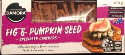 Fig & Pumpkin Seed Crackers