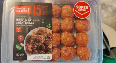 OVEN READY BEEF & CHEESE MEATBALLS