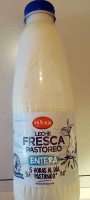 Leche fresca pastoreo