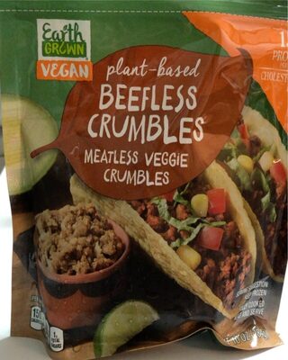 Plant-Based Beefless Meatless Veggie Crumbles, Beefless