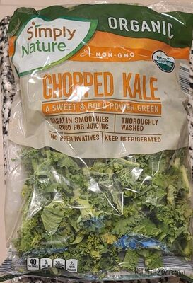 Organic chopped kale