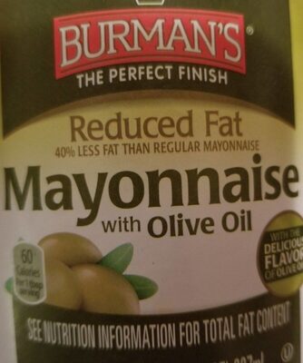 Reduced Fat Mayonnaise with Olive Oil