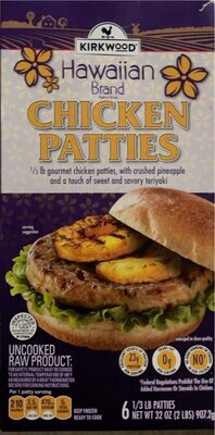 Hawaiian brand Chicken patties