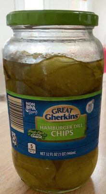 Hamburger dill chips