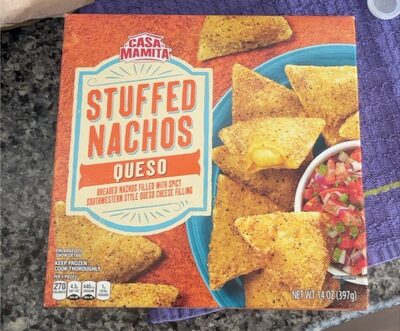 Stuffed Nachos- Queso