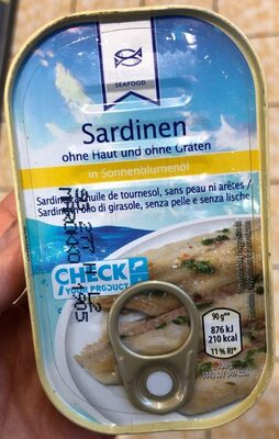 Sardinen in Sonnenblumenöl