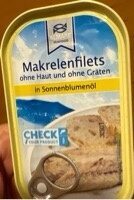 Makrelenfilet in Sonnenblumenöl