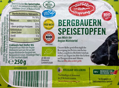 Bergbauern Speisetopfen