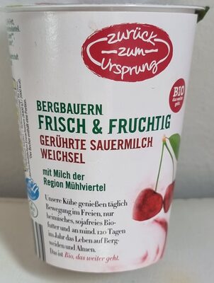 Gerührte Sauermilch Weichsel
