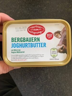Bergbauern Joghurtbutter