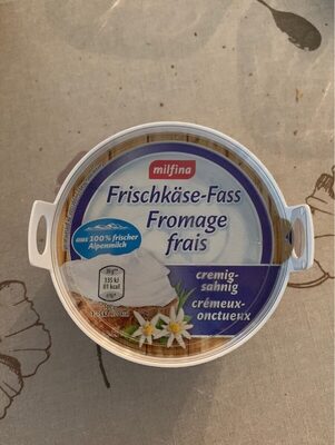 Frischkäse-Fass