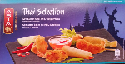 Thai Selection mit Sweet-Chili-Dip tiefgefroren