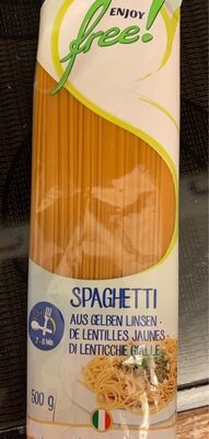 Spaghetti di lenticchie gialle