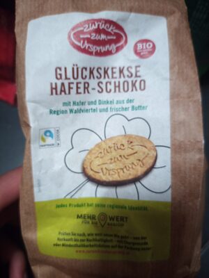 Bio-Glückskekse Hafer-Schoko