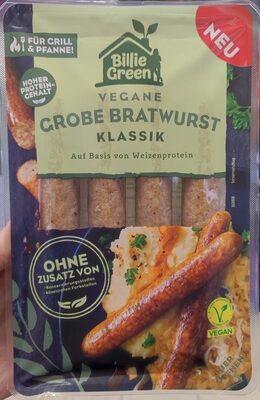 Vegane Grobe Bratwurst klassik