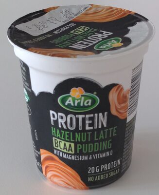 Protein hazelnut latte bcaa pudding