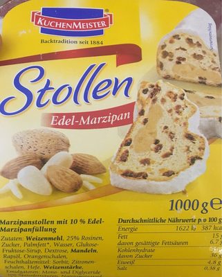 Kuchenmeister Stollen Edel marzipan