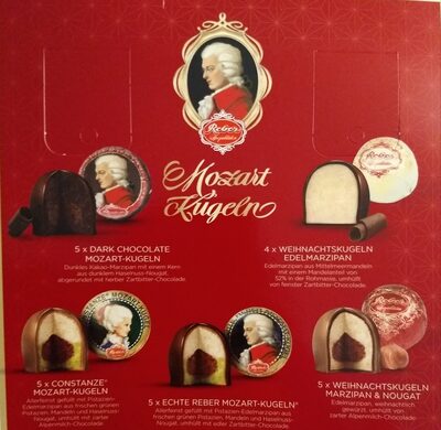 Adventskalender - Die echten Reber Mozart-Kugeln