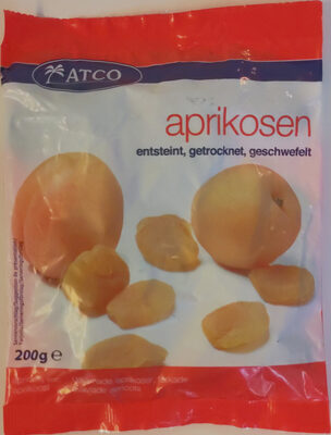 Utkärnade aprikoser, torkade