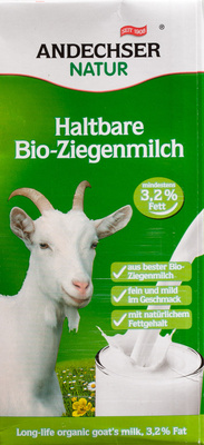 Lait de chèvre bio longue conservation stérilisé