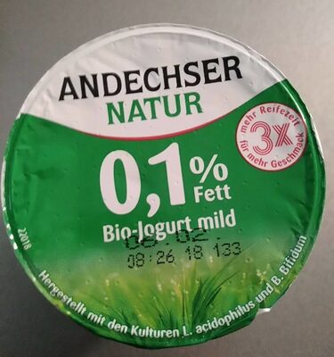 Bio-Jogurt mild 0,1% Fett