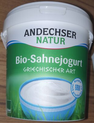 Bio-Sahnejogurt griechischer Art