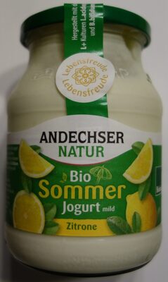 Bio Sommer Joghurt mild Zitrone