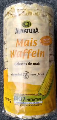 Maiswaffeln, Natur, Ohne Salz