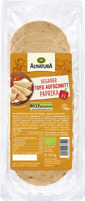 Tofu Aufschnitt Paprika