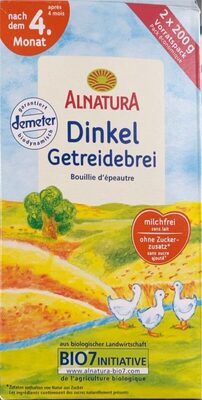 Dinkel-Getreidebrei