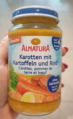 Alnatura Karotten mit Kartoffeln und Rind
