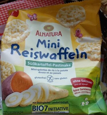 Mini-galettes de riz, patate douce et panais