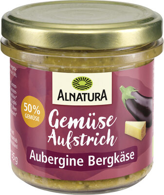 Gemüseaufstrich Aubergine Bergkäse