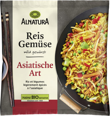 Reis Pfanne Asiatische Art