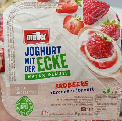 Joghurt mit der Ecke/Naturgenuss/ Erdbeere