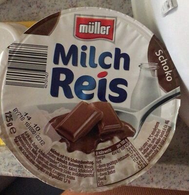 Müller Milch Reis Schoko