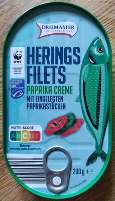 Heringsfilets - Paprika-Creme