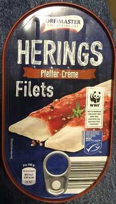 Herings Filets Pfeffer-Creme