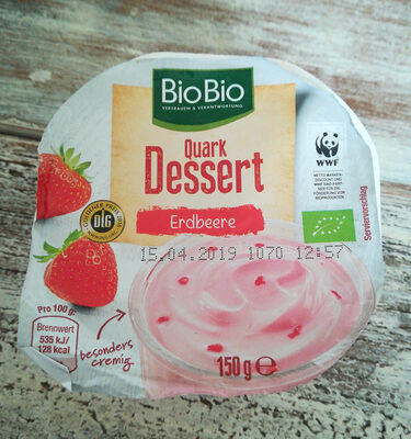 Quark Dessert Erdbeere
