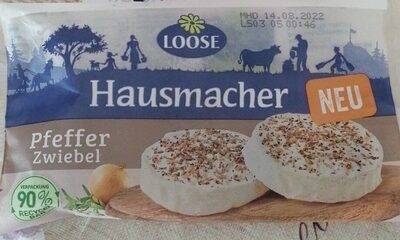 Hausmacher Pfeffer Zwiebel Käse