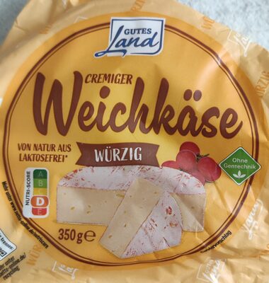 Cremiger Weichkäse würzig, Gutes Land,Netto