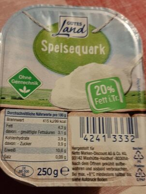 Speisequark 20% Gutes Land