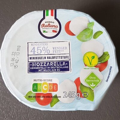 Mozzarella Halbfettstufe