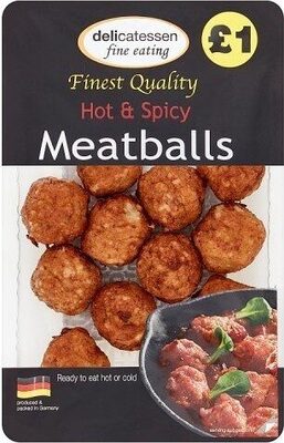 Fine Eating Hot & Spicy Meatballs