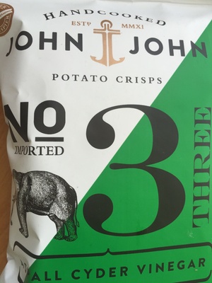 Potato crisps aspall cyder vinegar