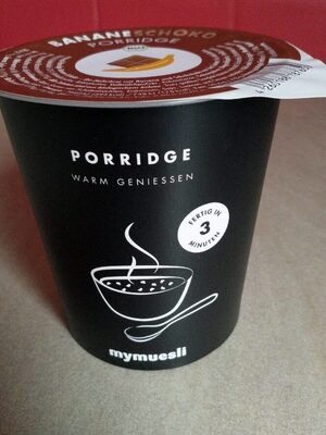 Banane Schoko Porridge