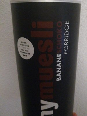 Porridge bananeschoko