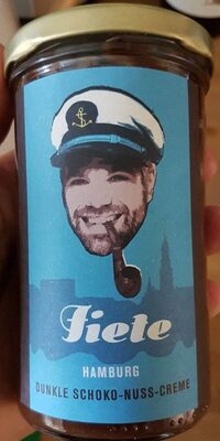 Dunkle shoko-nuss-creme